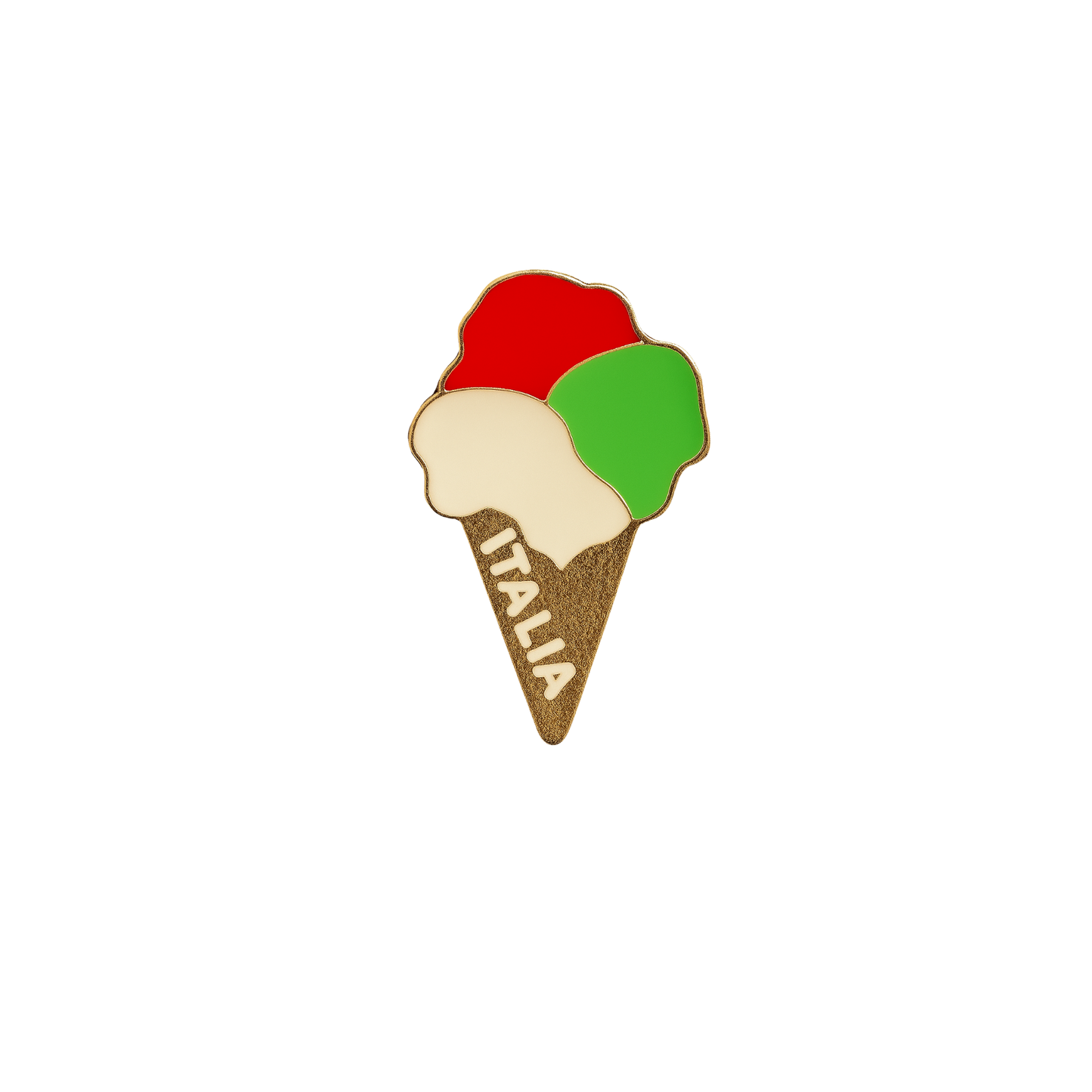 Spilla Italiana – “Gelato ITALIA” – Icona della Tradizione e della Dolce Vita – #2