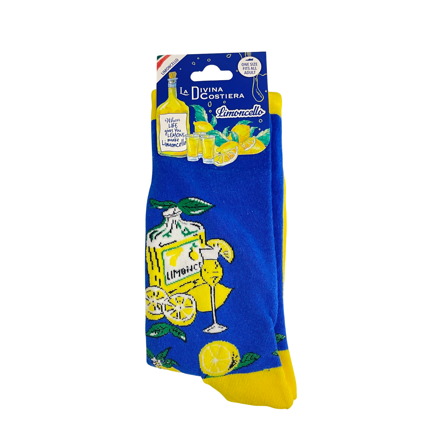 Calzini in Cotone Elasticizzato Calz 6 - Limoncello 6 Blu