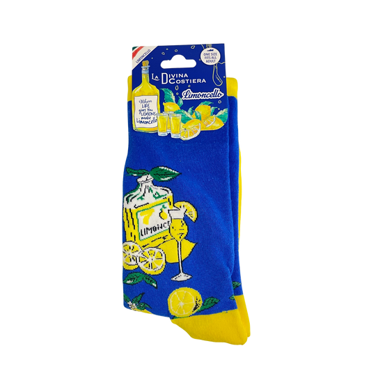 Calzini in Cotone Elasticizzato Calz 6 - Limoncello 6 Blu