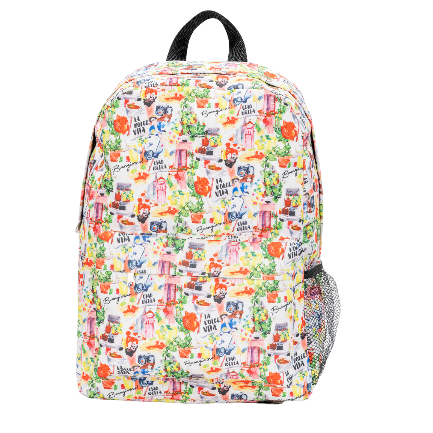 Zaino Casual Multifunzione – Ampio Scomparto, Tasca Frontale con Zip, Spallacci Regolabili e Tasca Laterale in Rete – Ideale per Scuola, Lavoro e Tempo Libero - BAG 122 cod. DX18803