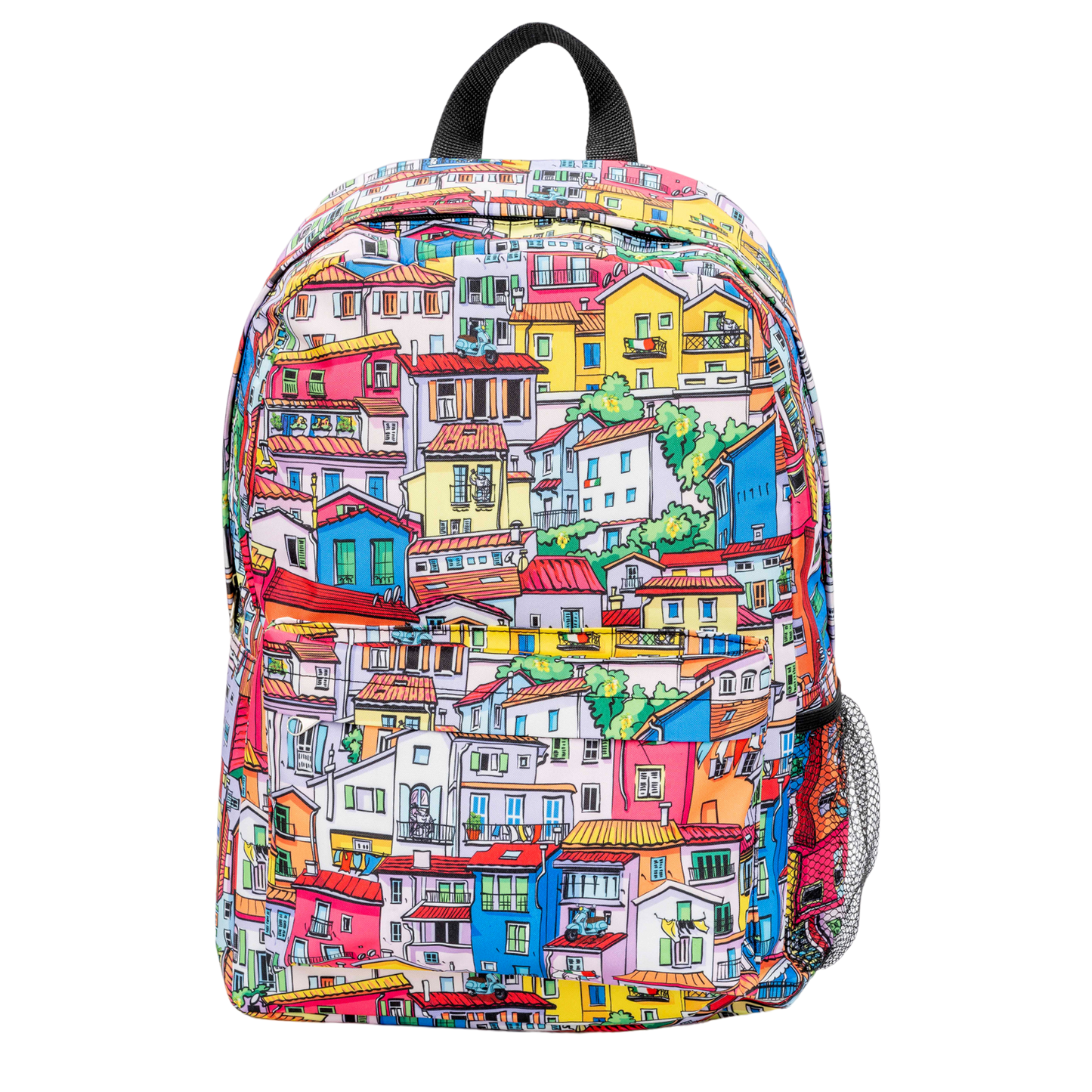 Zaino Casual Multifunzione – Ampio Scomparto, Tasca Frontale con Zip, Spallacci Regolabili e Tasca Laterale in Rete – Ideale per Scuola, Lavoro e Tempo Libero - BAG 122 cod. DX18803