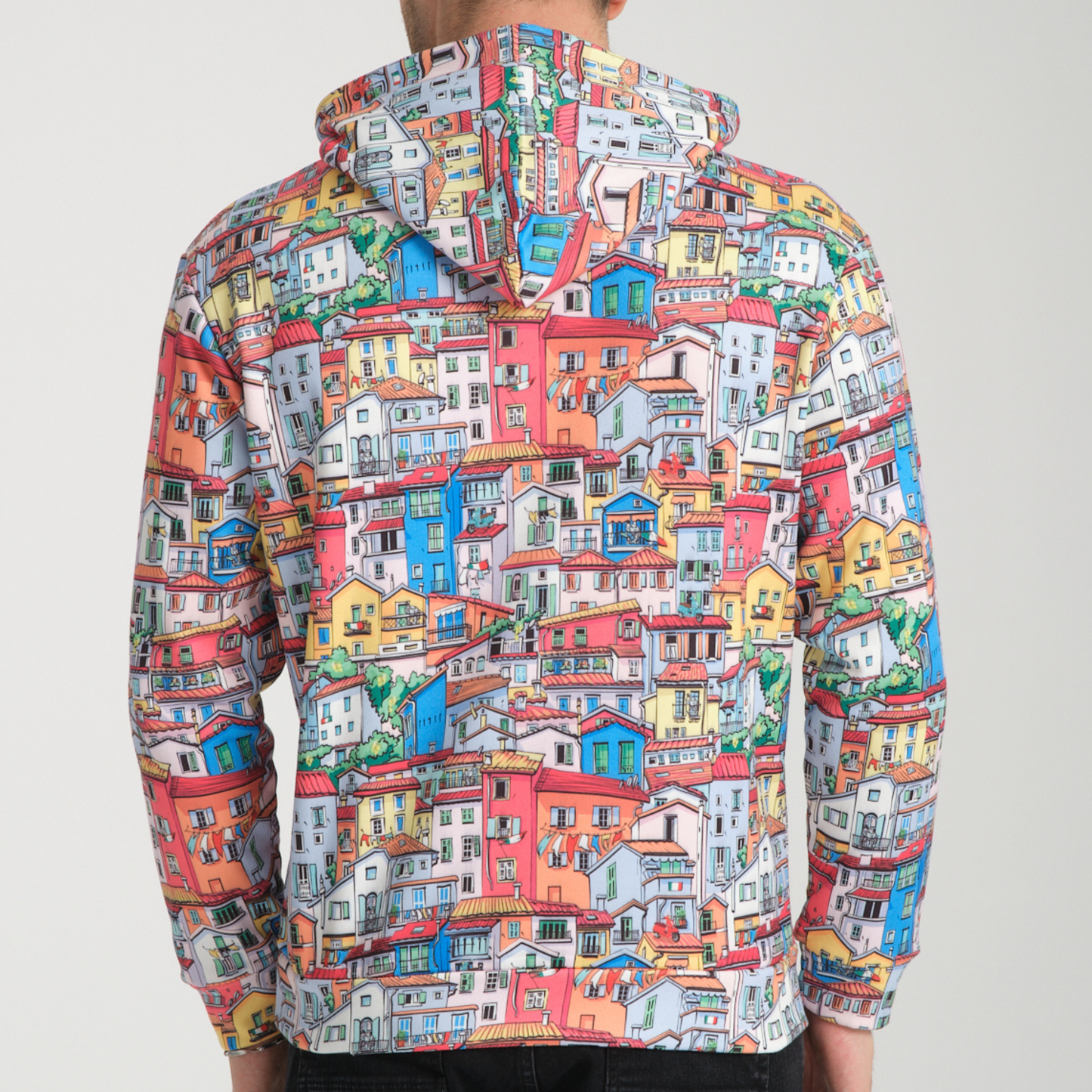 Felpa con Cappuccio Hoodie Tiny Houses - Interno Felpato - Felpa 28