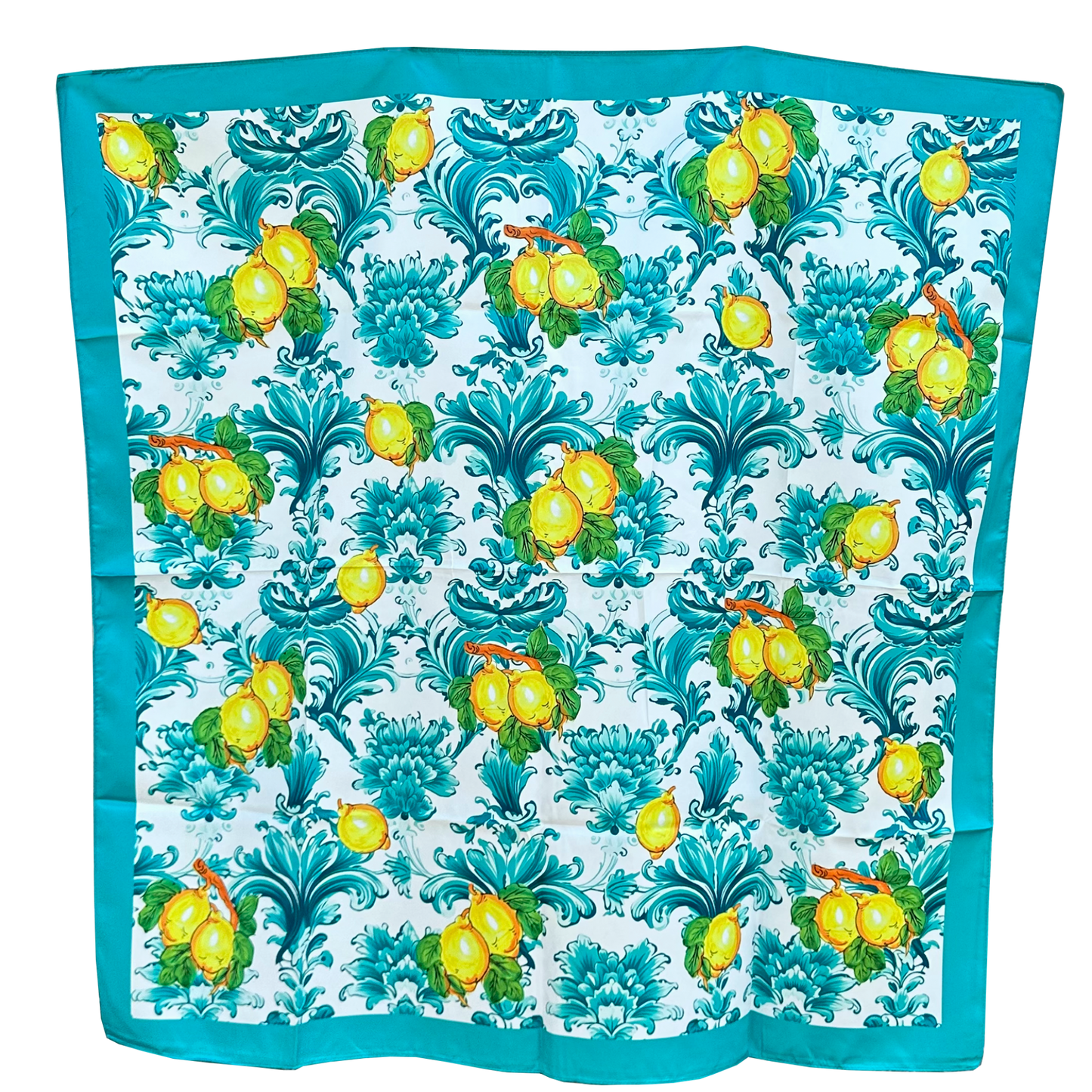 Foulard - Onda di Limoni Verde - VAR 21 - 02