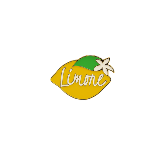 Spilla Italiana – “LIMONE” – Icona Mediterranea – Dolce Vita Mood – #9