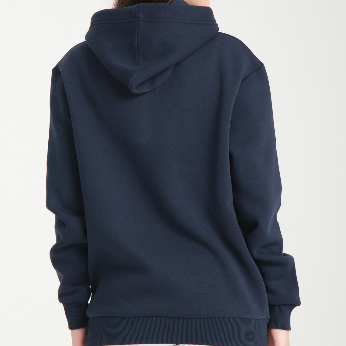 Felpa con Cappuccio Hoodie Capri Locations Blu Navy - Interno Felpato - Felpa 24 Donna