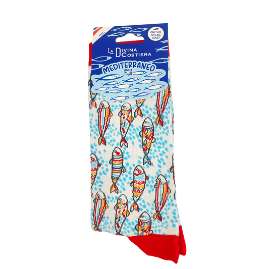 Calzini in Cotone Elasticizzato Calz 6 - Pesci 4
