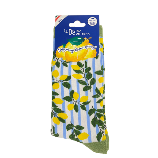 Calzini in Cotone Elasticizzato Calz 6 - Limoni 8