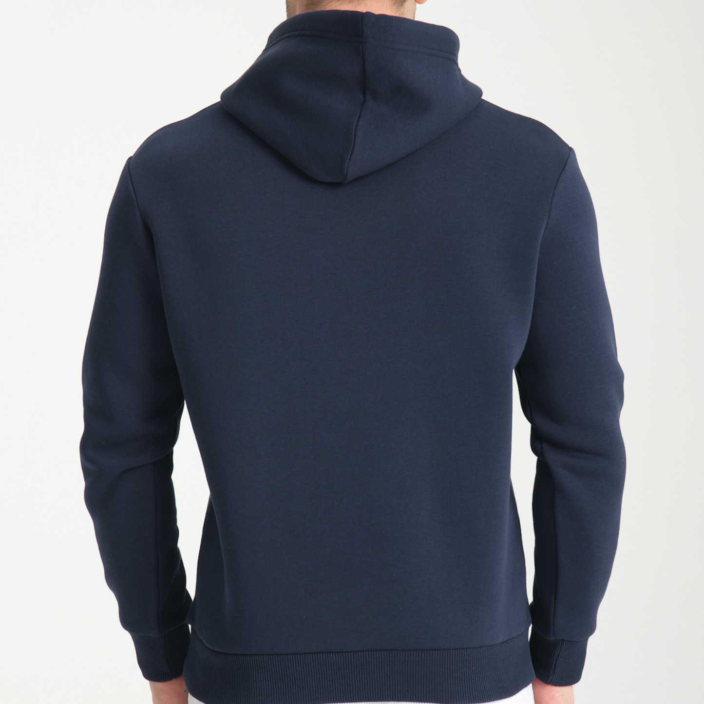 Felpa con Cappuccio Hoodie Italia Blu Navy - Interno Felpato - Felpa 20