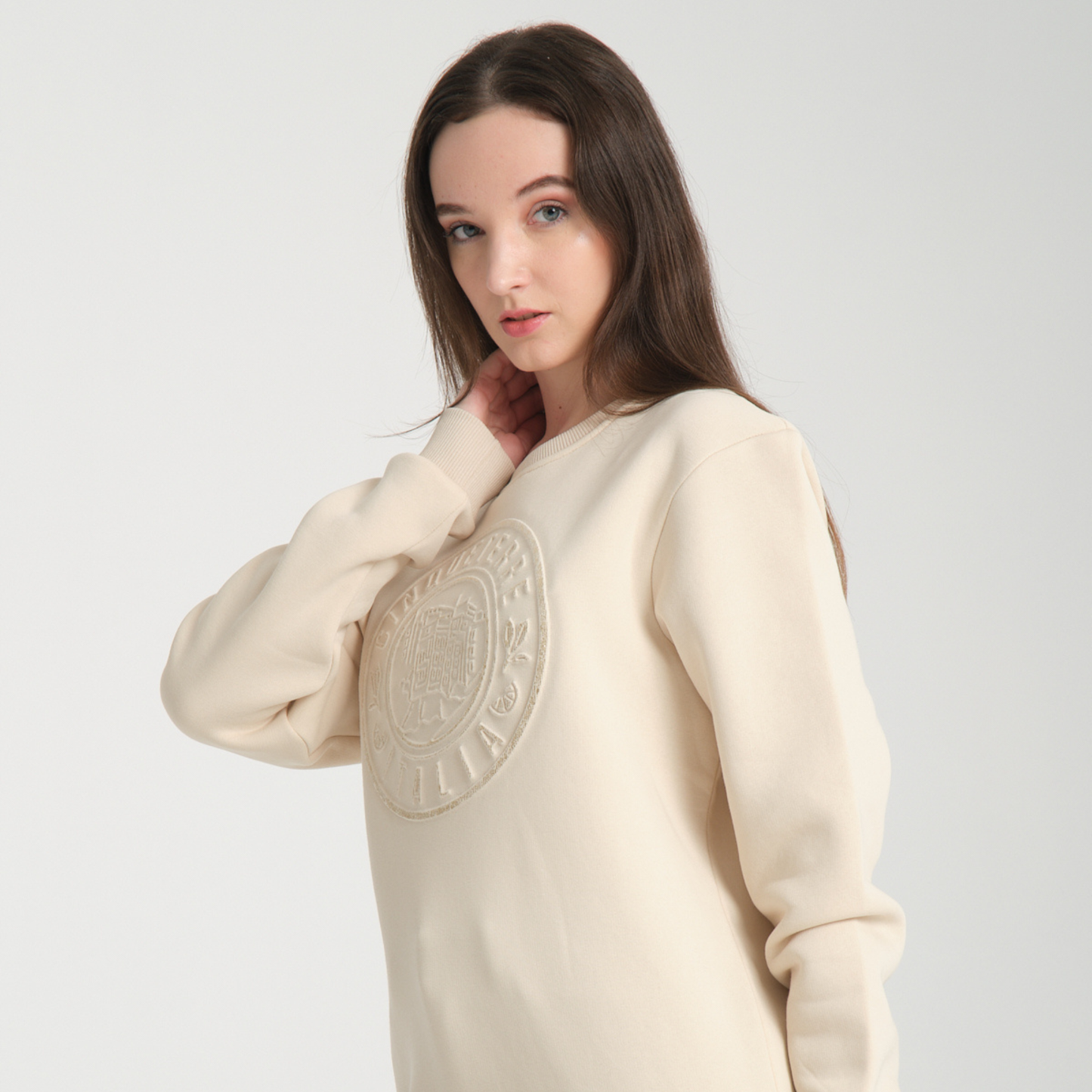 Felpa Girocollo Cinque Terre Yellow Butter - Interno Felpato - Felpa 27 Donna