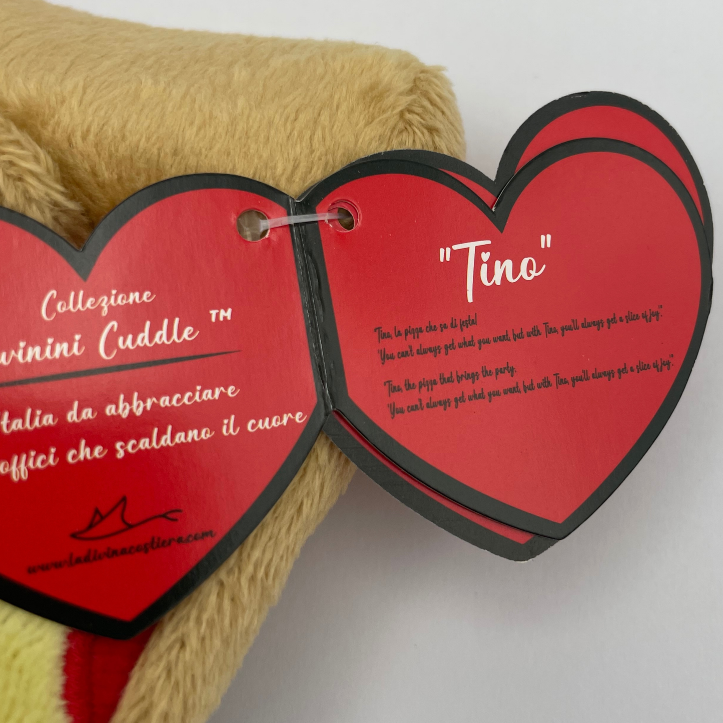 Peluche Fetta di Pizza Morbido - TINO - cod. TOY 4