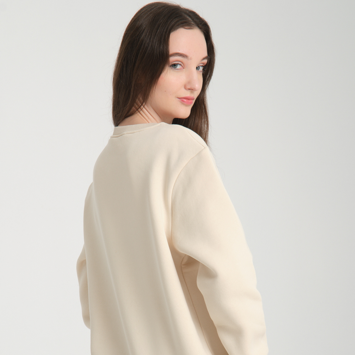 Felpa Girocollo Cinque Terre Yellow Butter - Interno Felpato - Felpa 27 Donna