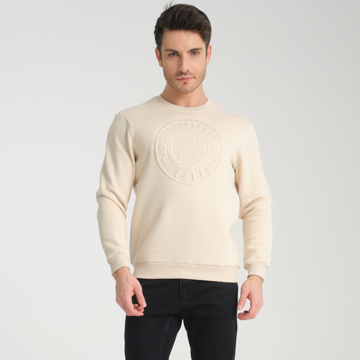 Felpa Girocollo Cinque Terre Yellow Butter - Interno Felpato - Felpa 27