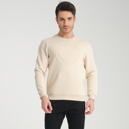 Felpa Girocollo Cinque Terre Yellow Butter - Interno Felpato - Felpa 27