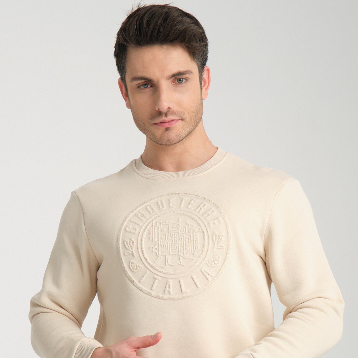 Felpa Girocollo Cinque Terre Yellow Butter - Interno Felpato - Felpa 27