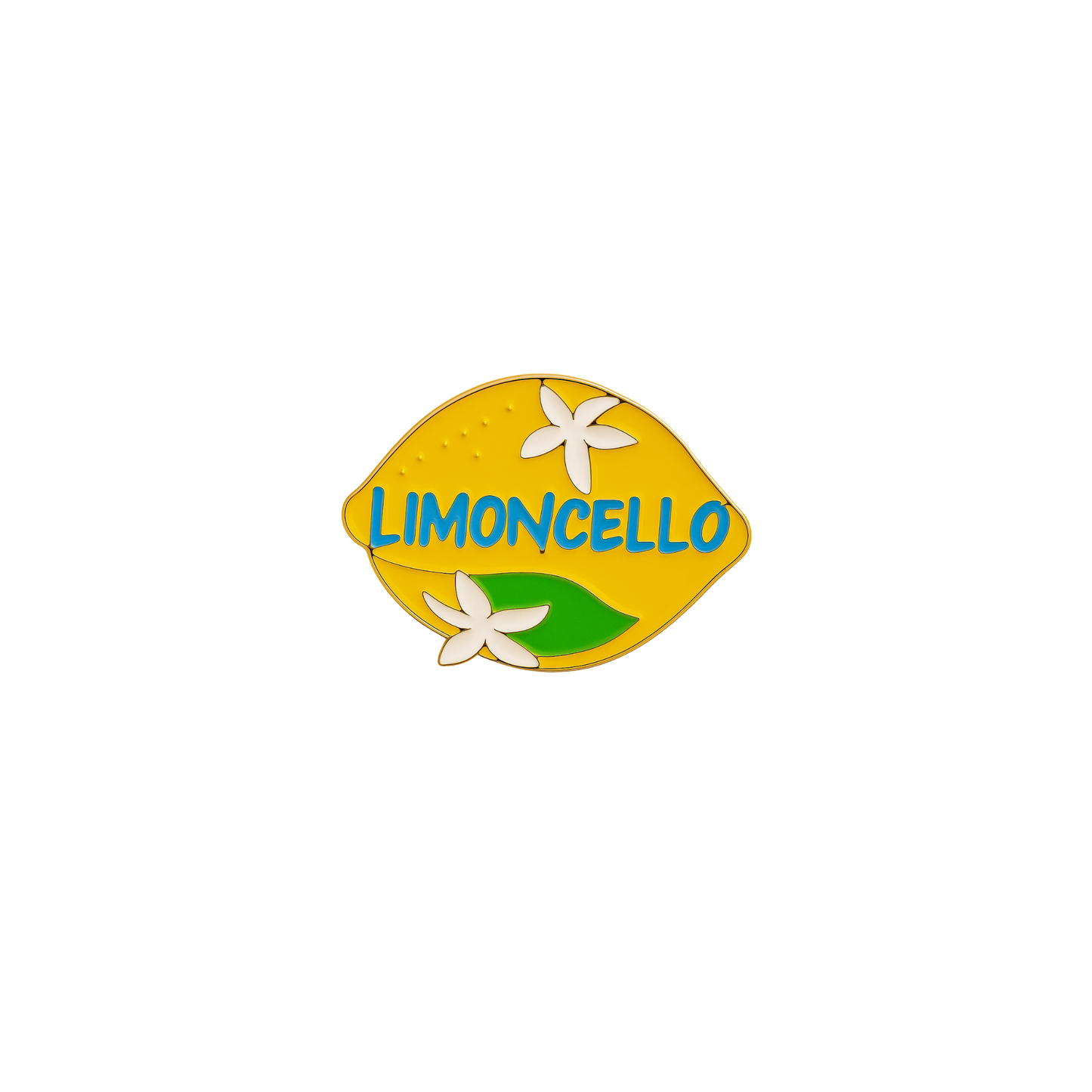 Spilla Italiana – “LIMONCELLO” – Icona Mediterranea – Dolce Vita Mood – #11