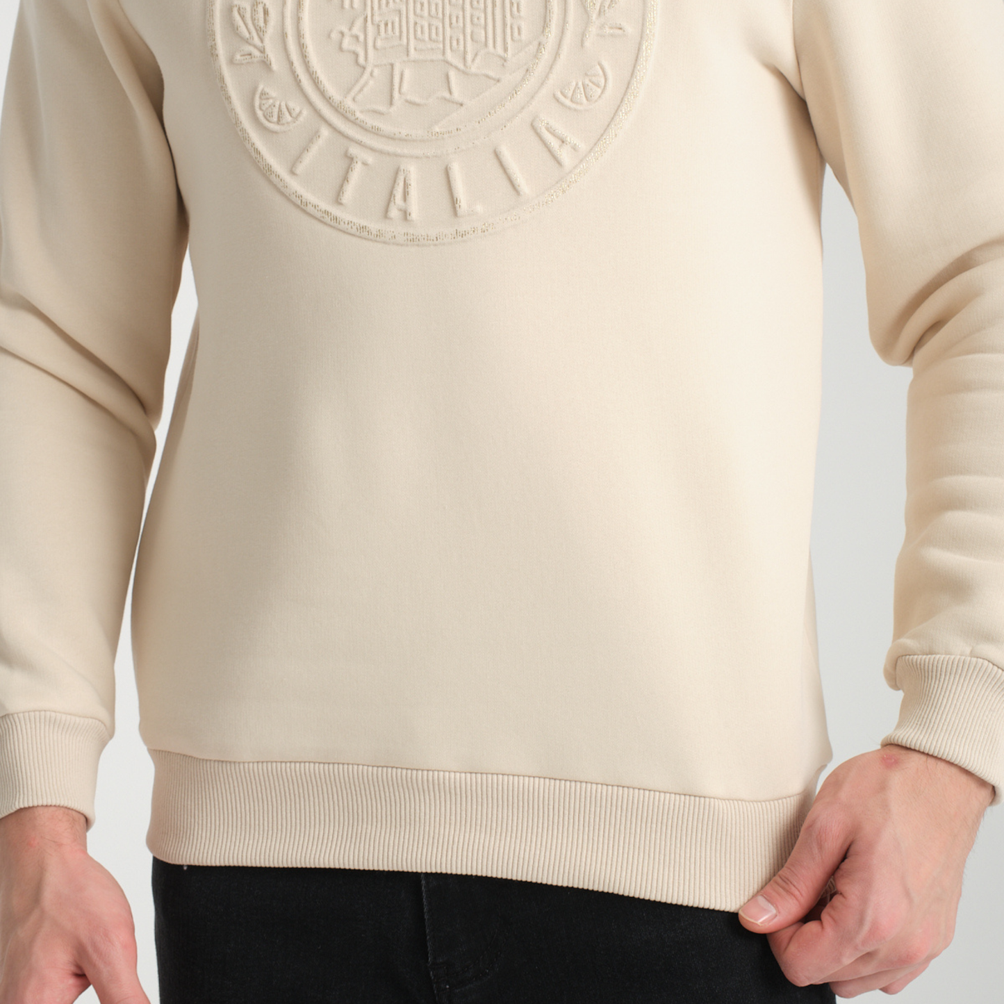 Felpa Girocollo Cinque Terre Yellow Butter - Interno Felpato - Felpa 27