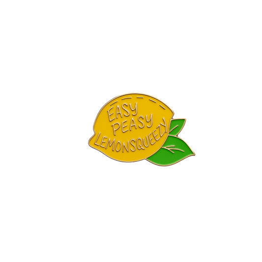 Spilla Italiana – “EASY PEASY LEMON SQUEEZY” – Icona Mediterranea – Dolce Vita Mood – #7