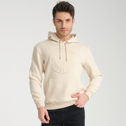 Felpa con Cappuccio Hoodie Cinque Terre Yellow Butter - Interno Felpato - Felpa 41