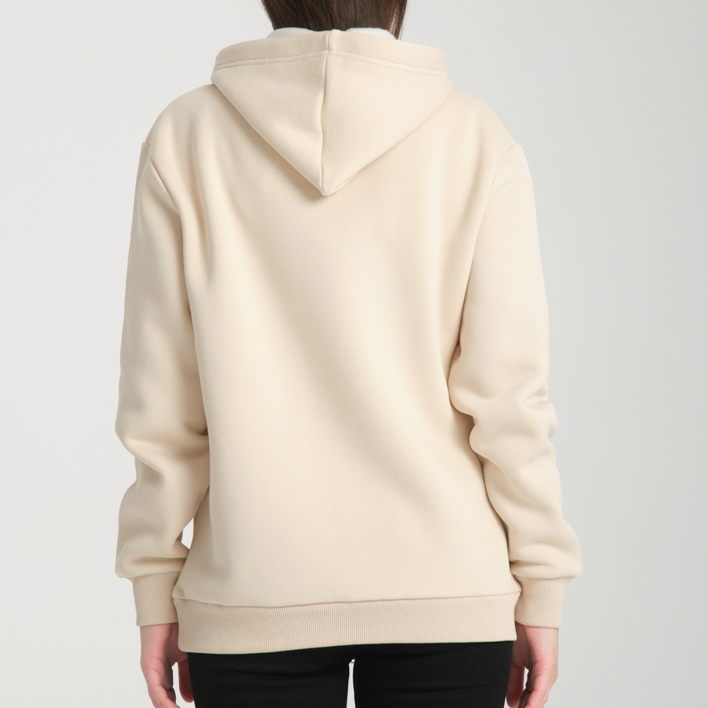 Felpa con Cappuccio Hoodie Cinque Terre Yellow Butter - Interno Felpato - Felpa 41 Donna