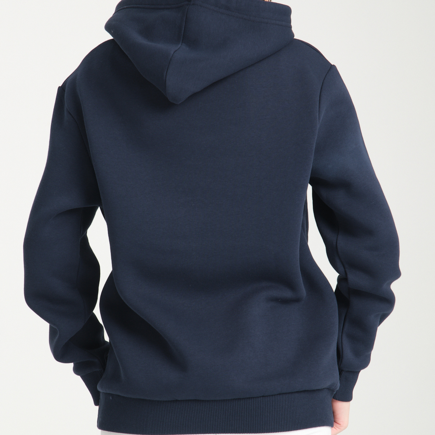 Felpa con Cappuccio Hoodie Cinque Terre Blu Navy - Interno Felpato - Felpa 25 Donna
