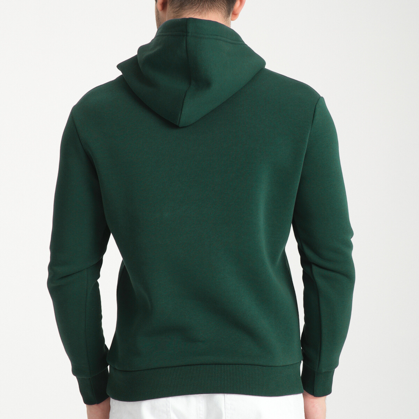 Felpa con Cappuccio Hoodie Cinque Terre Green - Interno Felpato - Felpa 25