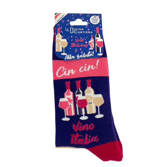Calzini in Cotone Elasticizzato Calz 6 - Calg 3 Vino