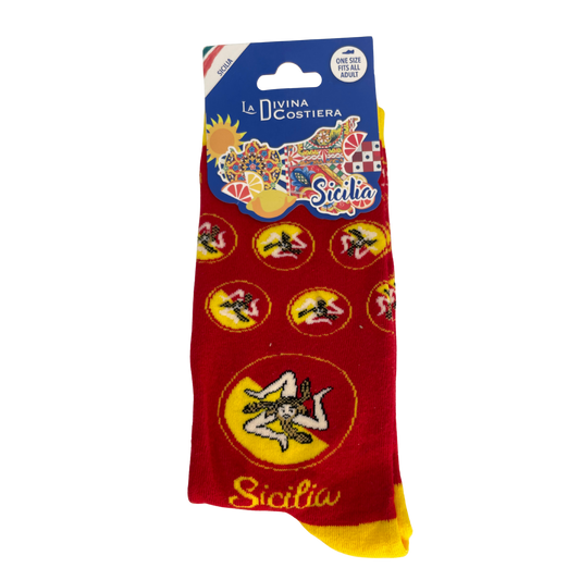 Calzini in Cotone Elasticizzato Calz 6 - Trinacria - Sicilia