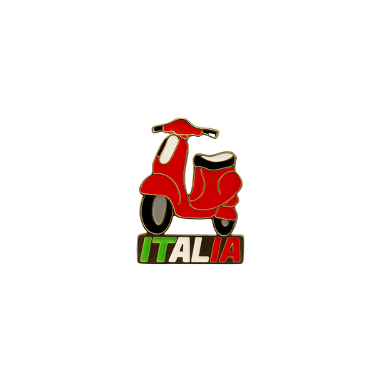 Spilla Scooter Italia Tricolore – Souvenir Italiano della Costiera Amalfitana