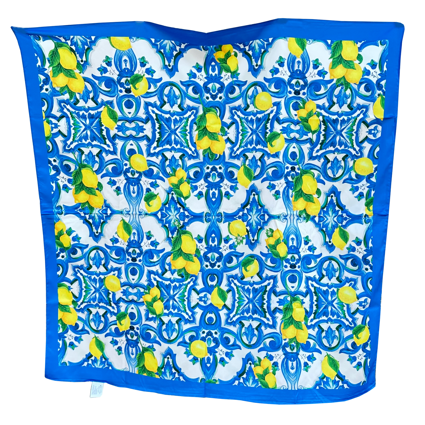 Foulard - Maiolica di Limoni Blu - VAR 21 - 05