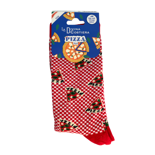Calzini in Cotone Elasticizzato Calz 6 - Pizza Red