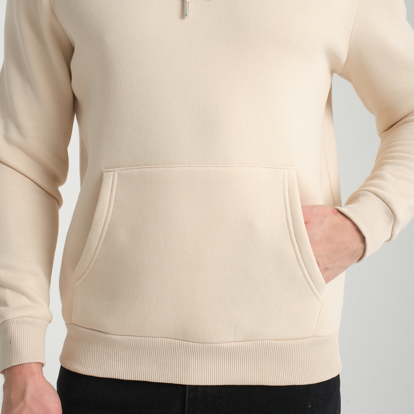 Felpa con Cappuccio Yellow Butter - Interno Felpato - Felpa 39