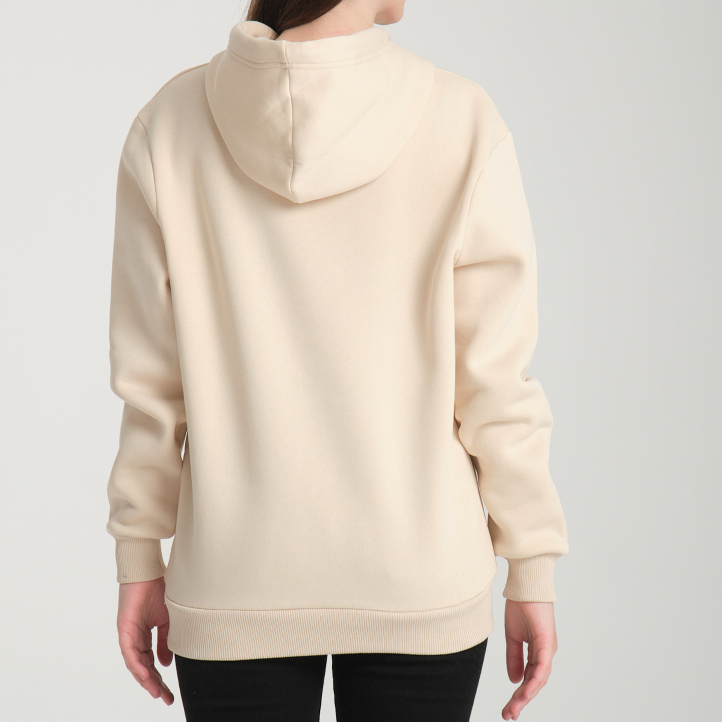 Felpa con Cappuccio Yellow Butter - Interno Felpato - Felpa 39 Donna