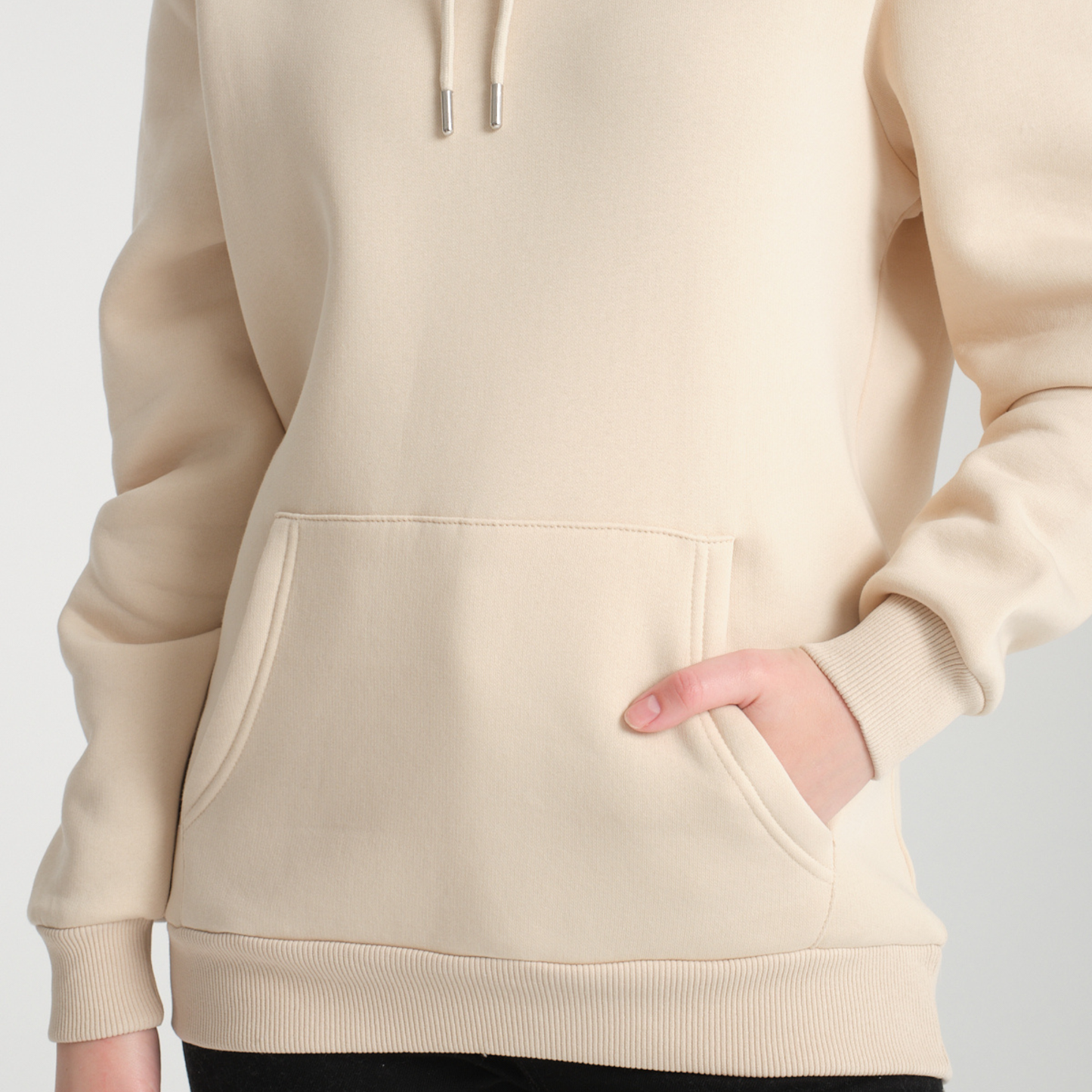 Felpa con Cappuccio Yellow Butter - Interno Felpato - Felpa 39 Donna