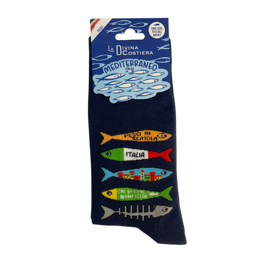 Calzini in Cotone Elasticizzato Calz 6 - Pesci 7