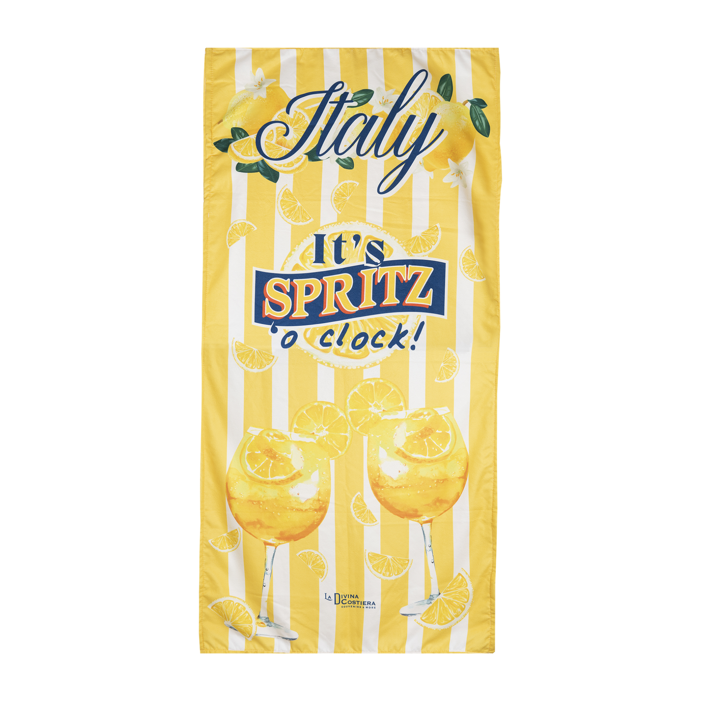 Telo Mare Full Print – It's SPRITZ 'o Clock- Colorato, Pratico e di Tendenza - TM66