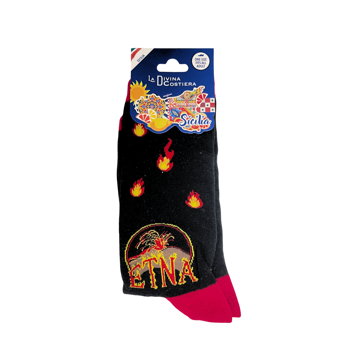 Calzini in Cotone Elasticizzato Calz 6 - Sic 08 Etna