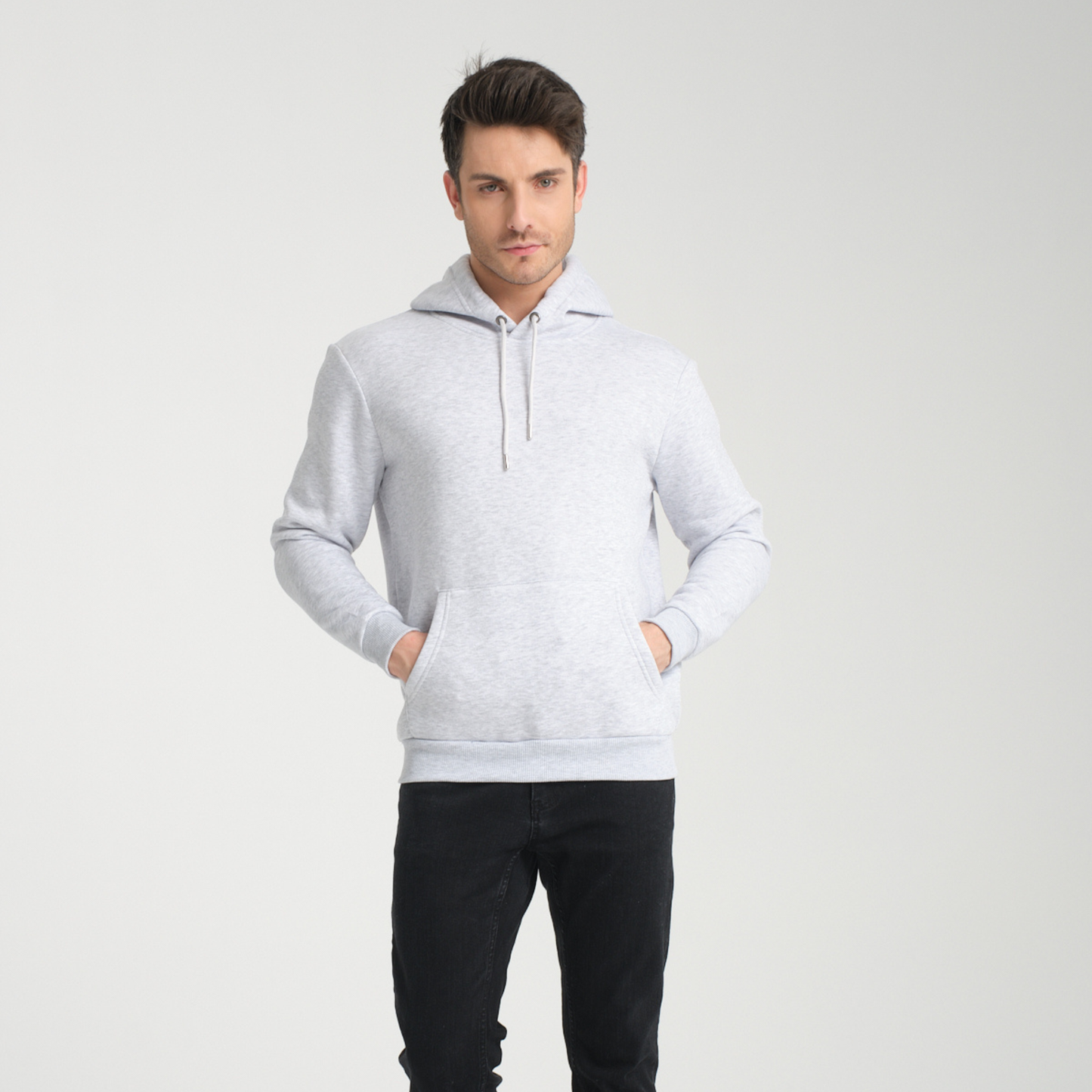 Felpa con Cappuccio Snow Melange - Interno Felpato - Felpa 39