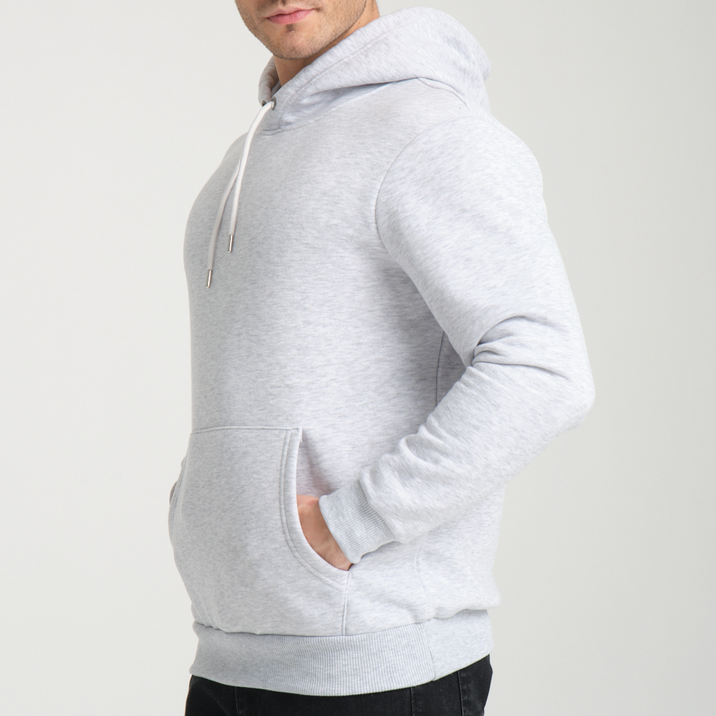 Felpa con Cappuccio Snow Melange - Interno Felpato - Felpa 39