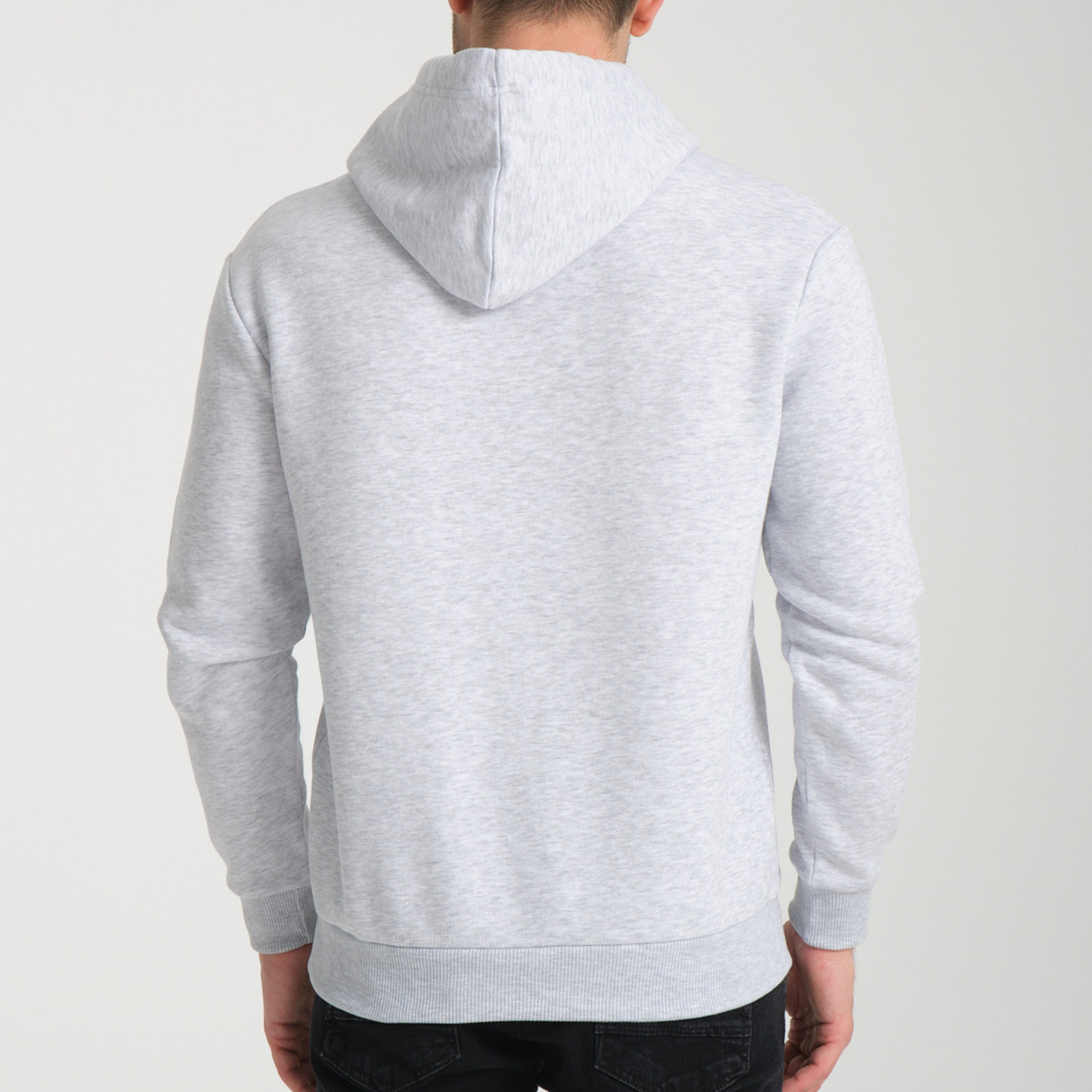 Felpa con Cappuccio Snow Melange - Interno Felpato - Felpa 39
