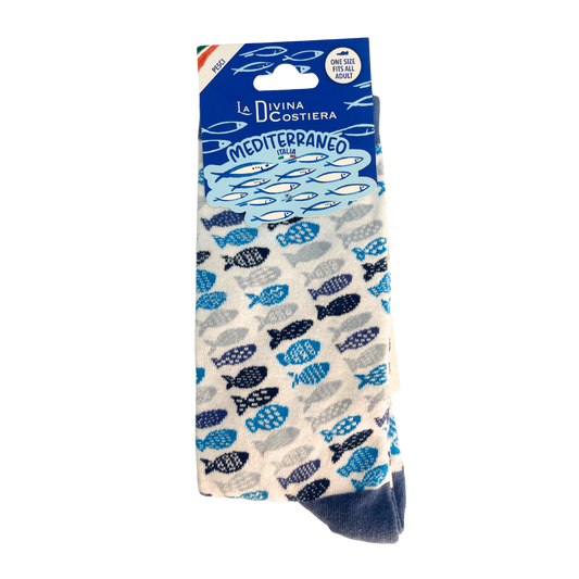 Calzini in Cotone Elasticizzato Calz 6 - Pesci 2