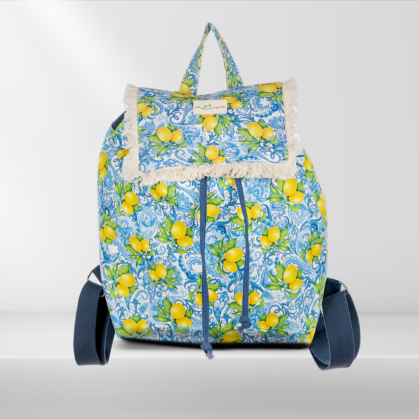 Full Print Backpack - Maiolica Backpack - 30x40cm