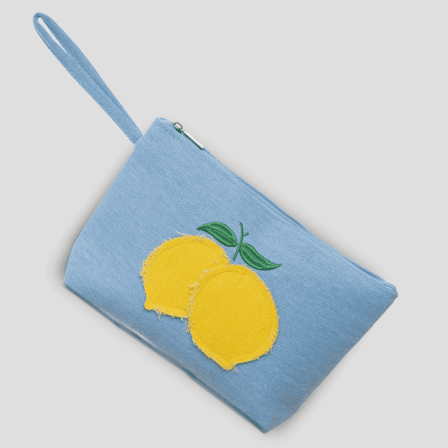 Canvas clutch bag - Lemon Pochette - 29x18 cm
