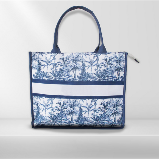 Borsa in Canvas - Jungle Bag - 40x33 cm