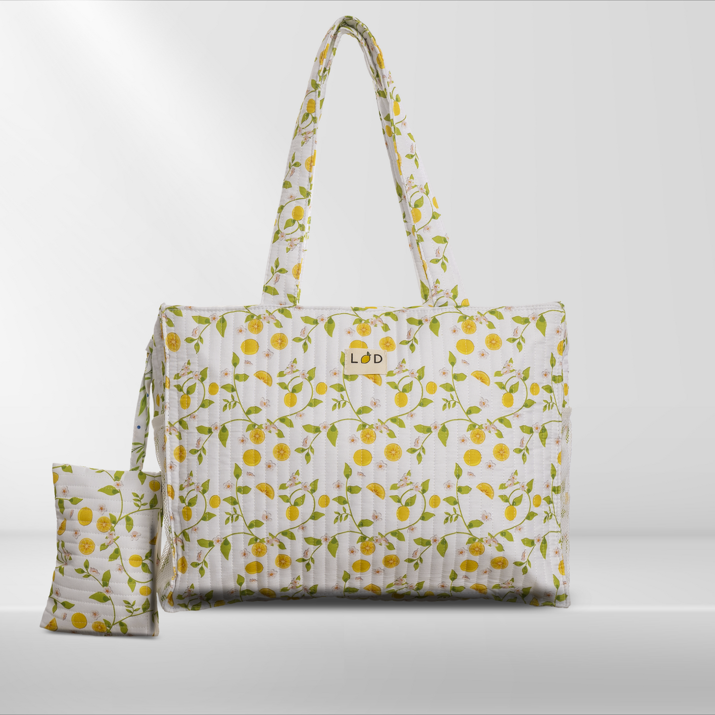 Quilted Bag - Zagara Bag with Pochette - 42x33x13 cm