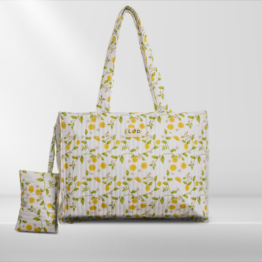 Quilted Bag - Zagara Bag with Pochette - 42x33x13 cm