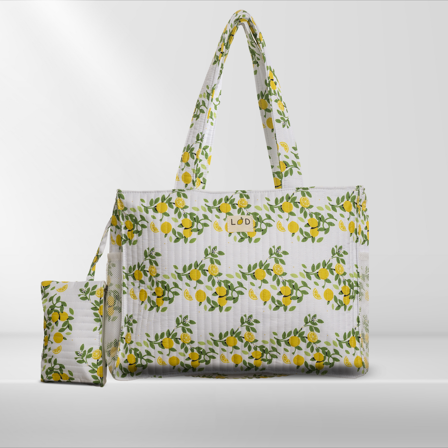 Quilted Bag - Zagara Bag with Pochette - 42x33x13 cm
