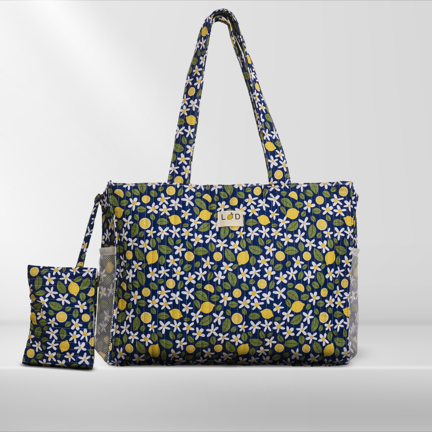 Quilted Bag - Zagara Bag with Pochette - 42x33x13 cm