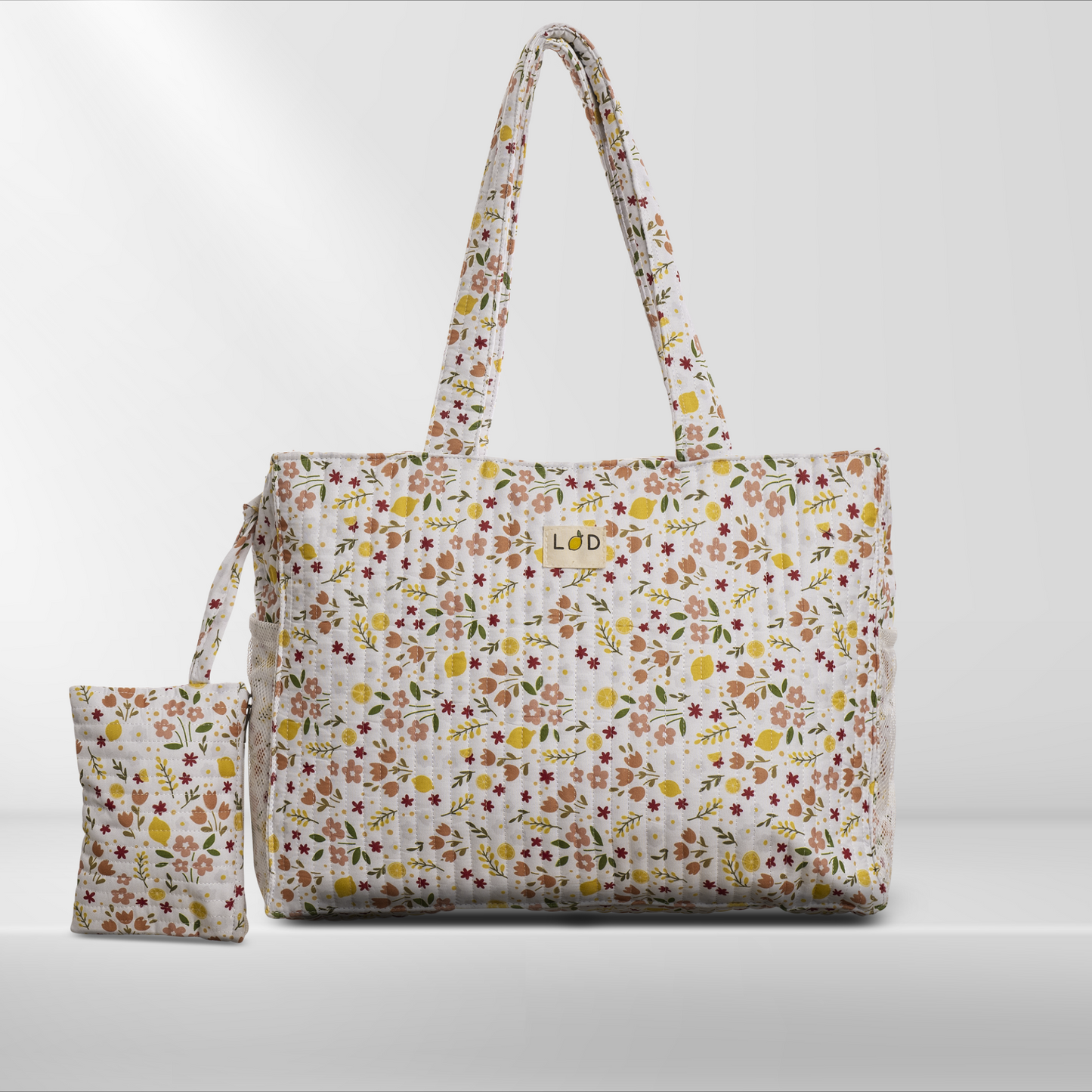 Quilted Bag - Zagara Bag with Pochette - 42x33x13 cm