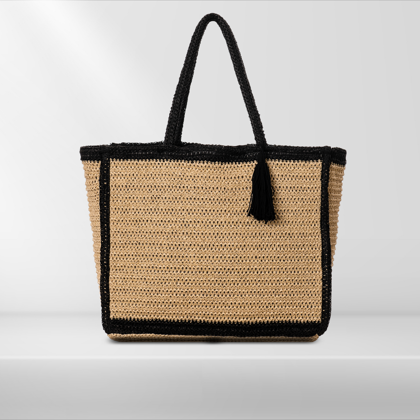 Borsa in Paglia - Aura Bag - 41x33x20 cm - BAG 216
