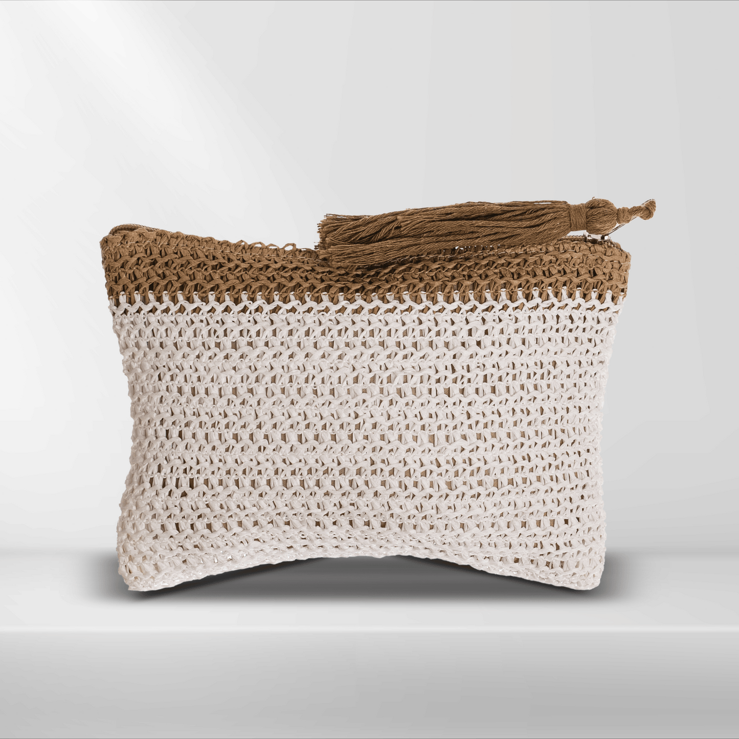Straw Clutch - Aura Clutch - 23x16 cm